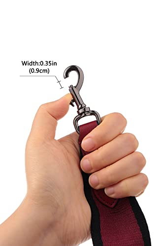 Image of jiesinlov Bag Strap Replacement Crossbody Wide Shoulder Straps Adjustable for TOTE,Messenger Bags and Handbags (Red-S1)