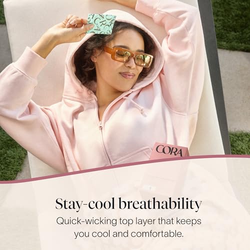 Image of Cora 100% Organic Cotton Topsheet Period Liners (72 Regular Period Liners)
