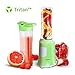 Produktbild Aigostar Mix & Go Mixer Smoothie Maker,Mini Standmixer 350 Watt (Tritan Flasche, 2 Travel Sport Flaschen,600 ml, Farbe Grün)