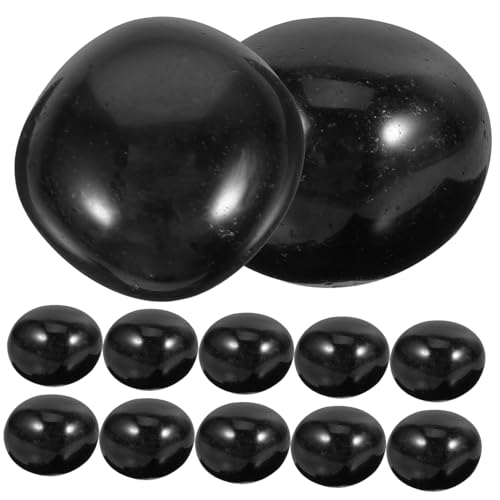 Beaupretty 1 Set Obsidian Office Decor Stone Craft Decorative Stone Meditation Stone Natural Home Decor House Decorations for Home Small Stone Decors Home Decoration Balance Crystal Rough