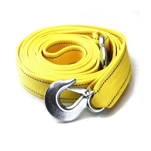 Fune for verricello sintetica con cinghia a gancio 4M 5 tonnellate con sacco contenitore Fune di traino for auto 13,1 piedi fuoristrada for impieghi gravosi di emergenza Forte capacità