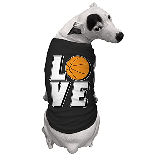 Love Basketball - Bball Hoops Dog Shirt (Black, 3X-Large) #TOP1