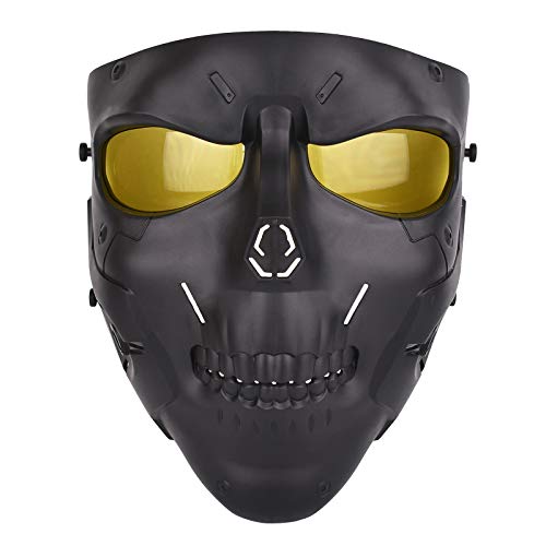 Wwman Taktisch Paintball / Airsoft Vollgesichts Schädel Maske für CS, Kriegsspiele, Halloween, Cosplay, Einstellbare Sicherheits Masken Cover