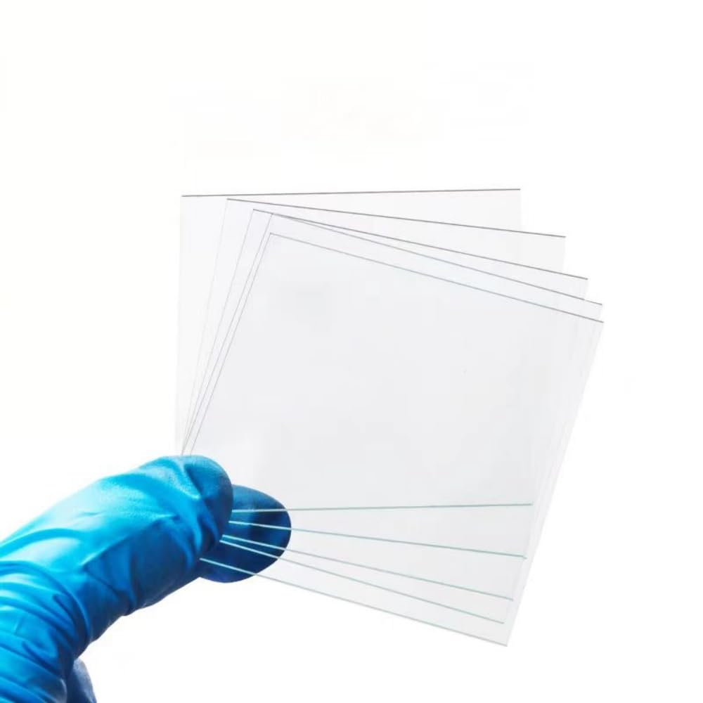 Yiqihighgo 5 Pcs Optical Glass Set,Crystal Premium Optical Glass (50 x 50 x 1mm)