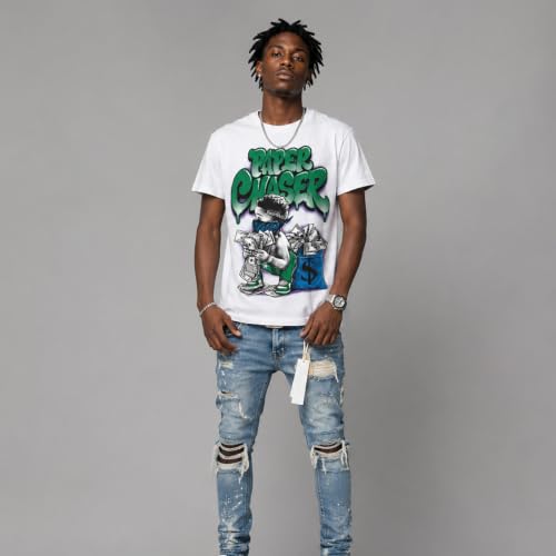 Image of DopeSkill Graphic Tee Streetwear Hip Hop Hypebeast Street Style Unisex T-Shirt Sneaker Colour Matching Shirts Swag Y2K Style