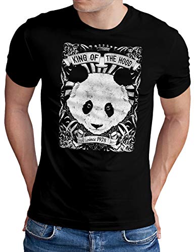 T-Shirt 1978 Panda LA Gang War OM3 avec Impression Graphique Haute Définition