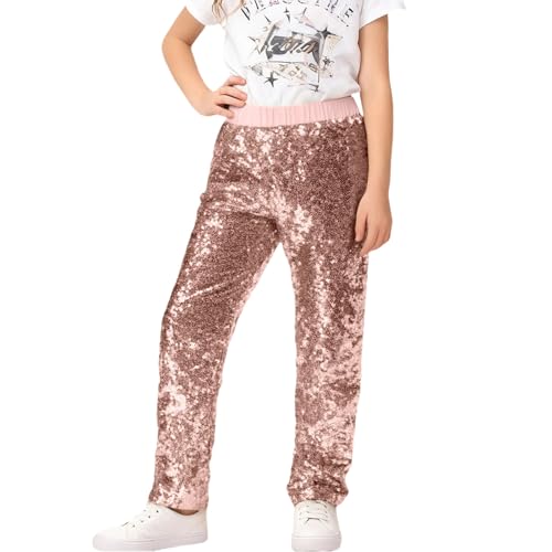 Genérico Fatos De Carnaval - Disfraces Carnaval Niños Disfraz de Cosplay para niños con Pantalones y Top de Lentejuelas Brillantes Ideal para Festivales (12-13 Years)