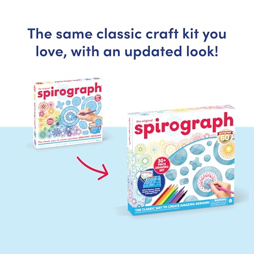 Image of Spirograph with Markers Arts and Crafts for Kids Drawing Kit Art Supplies