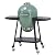 Sunjoy Charcoal Grill 20-Inch Kamado Grill Outdoor Egg Grill with Pizza Stone, Ultimate BBQ Grill and Smoker with Wheels, Green