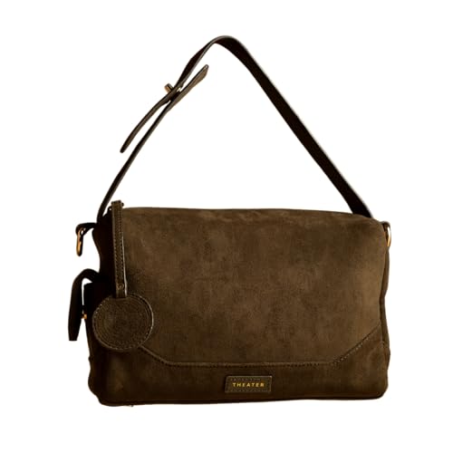 Image of Theater Bonbon Crossbody Duffle Bag for Women Structured Shoulder Handbag with Adjustable and Detachable Strap