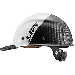 LIFT Safety DAX Fifty 50 Carbon Fiber Cap Style Hardhat ANSI Compliant