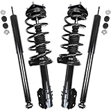 Detroit Axle - Struts Shocks for 2007-2015 Mazda CX-9 2 Front Struts with Coil Spring Assembly 2 Rear Shock Absorbers 2008 2009 2010 2011 2012 2013 2014 Replacement Suspension Kit