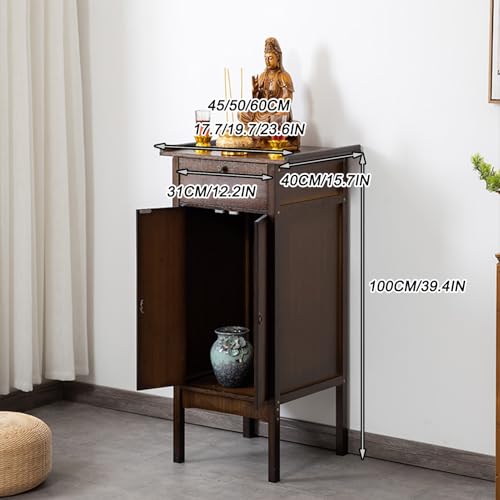Table d'autel de méditation compacte pour centraliser vos rituels zen de 60cm - 3