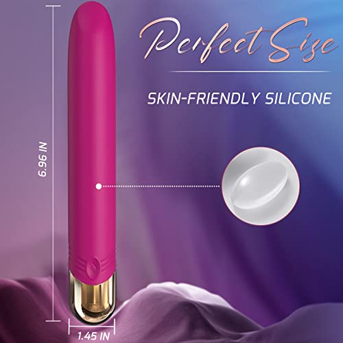 Bullet Vibrator For Precision Stimulation With 9 Vibrations, Waterproof, Rechargeable G-Spot Stimulator Adult Sex Toys For Womens Pleasure #TOP3