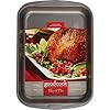 Goodcook Everyday Nonstick Roast Pan, Metal Utensil-Safe Easy Clean Dishwasher Safe Rectangle Roaster, 11.5x15.5-Inch, Silver #3