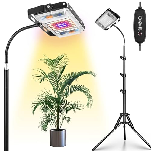 LBW Grow Light with Stand, Full Spectrum LED Plant Light,