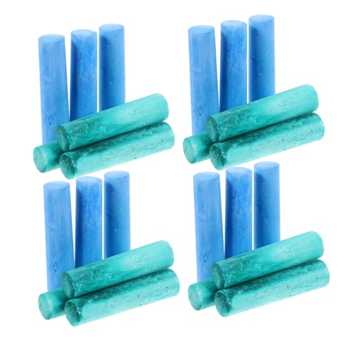 Totority Children's Outdoor Chalk 40pcs Jumbo Chalks for Boys and Girls Washable Multi-use Ideal for Birthday Parties Classroom Use