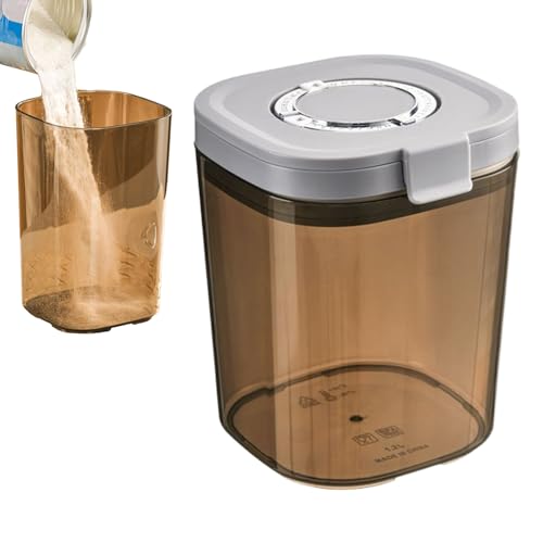 Teksome Distributeur de Lait en Poudre pour Bébé - Boîte Hermétique pour Collations | Distributeur Anti-Fuites avec Cuillère pour Maison, Cuisine, Extérieur