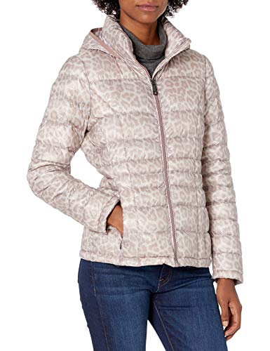 Calvin Klein Womens Short Packable Down Coat, BGR, XS