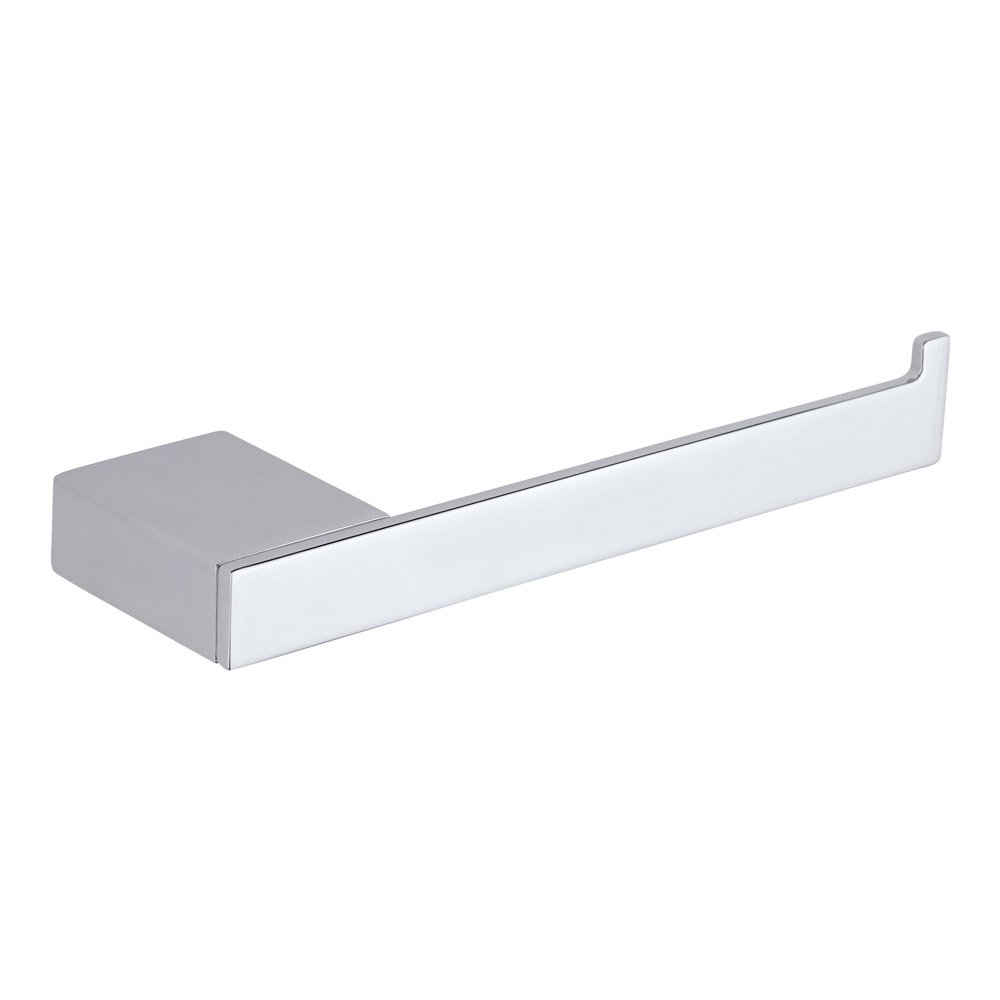 Milano Arvo Wall Mounted Square Bathroom Toilet Roll Holder - Chrome