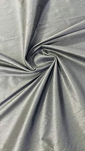 Image of SAIFOO Women /Girls Unisex Ethnic Unstitched Raw Dupion-Silk Solid Quality Plain Fabric /Cloth /Dress Material for Kurta, Pyjama, Suit, Pallazo, Blouse, etc