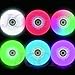 JCCHT Light up Inline Skate Wheels Luminescence Roller Skate Replacement PU Wheels 60mm~110mm with Bearings 90A 8-Pack,Blue,90MM
