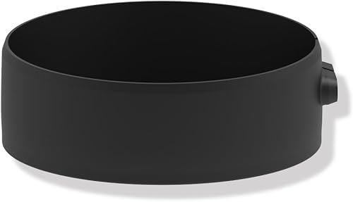 Rambler - Funda protectora de silicona para botella de agua Yeti Rambler de 14 onzas, accesorios a prueba de abolladuras y arañazos (1 negro)