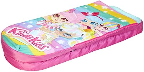 Kindi Kids Junior ReadyBed - 2 in 1 kids sleeping bag and inflatable air bed in a bag with a pump, 14447