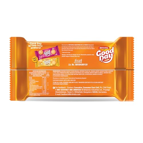 Image of Britannia Good Day Cashew Cookies, 600 g (Pack of 3)