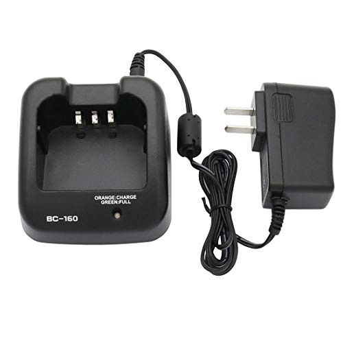 Karier BP-232 BP-231 BP-230 Li-ion Battery Rapid Charger Compatible for ICOM BP232H IC-A14 IC-F15 IC-F3011 IC-F4011 IC-F3161 F14 F24 F3011 F4011 F3021 F4021 F33GT F3161 F4161