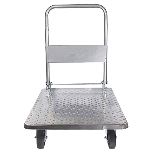Carretilla plegable con capacidad de 300kg azul 72x45.6x86cm miniatura 1