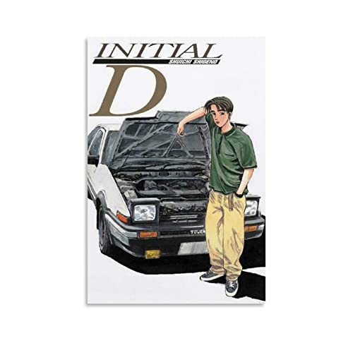 Poster Initial D JDM tableaux sur toile pour déco de chambre ado