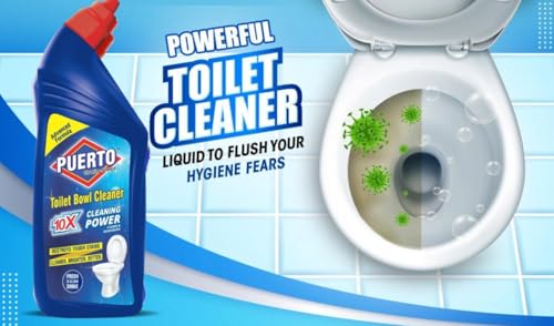 Image of Puerto Disinfectant Toilet Cleaner, Original- 250 ml (Pack of 4)|Cleans 99.9% Germs |Removes Toughest Stains | Provides Long Lasting freshness