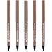 Produktbild essence SUPERLAST 24h eyebrow pomade pencil waterproof, Nr. 10 blonde, nude, vegan, wasserfest, Nanopartikel frei, 5er Pack (5 x 0,31g)