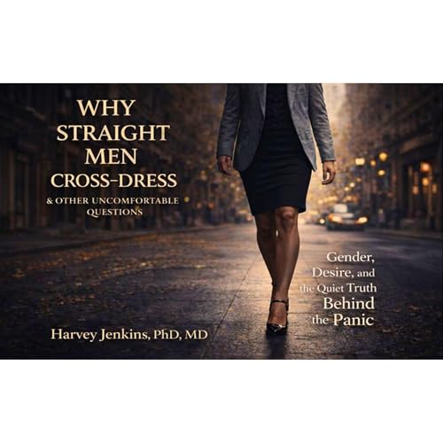 WHY STRAIGHT MEN CROSS-DRESS & OTHER UNCOMFORTABLE QUESTIONS Audiolibro Por Harvey Jenkins arte de portada
