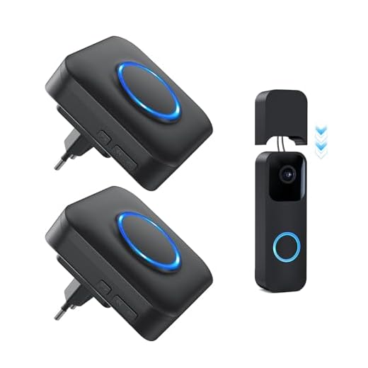 BITIWEND Funksignal Weiterleitung, Speziell für Blink Videotürklingel 1st & 2nd Gen, Funk Erweiterung Set Türklingel Verstärker, Nur für den Fest Verkabelten Modus, Langstrecken-Signalempfang