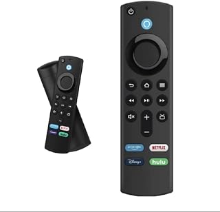 Controle Remoto de Reposição compatível com Fire TV Stick | Fire TV Stick 4K/4K Max, Fire TV Cube, Botões de Streaming, Pareamento Necessário, Ampla Compatibilidade