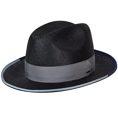 Bailey of Hollywood Hesmond Fedora - Black/Blue/S Black/Blue, Small