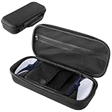 CoBak Hard Carrying Shell Case for Playstation Portal Remote Player -with Game disc Storage Layer,Data Cable Storage Layer,Hard Outer Cover for Better Protection.
