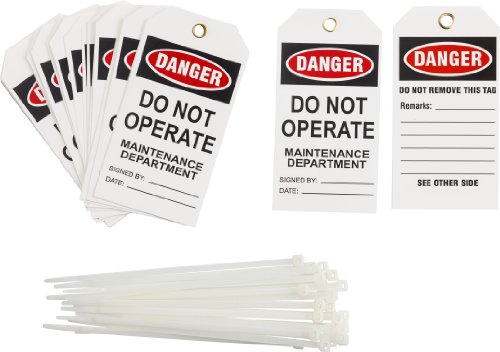 Étiquettes de danger d'impression Brady TG002E - Planche de signalisation de sécurité