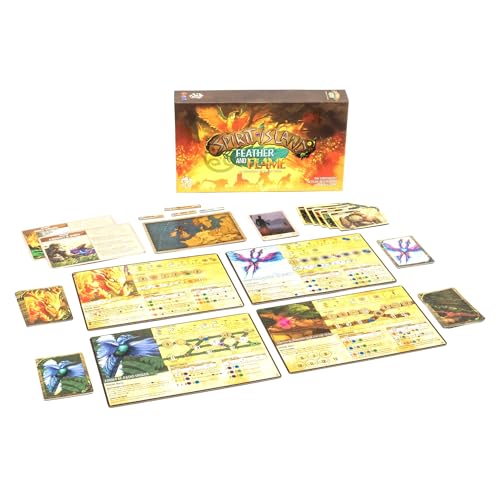 Greater Than Games | Spirit Island: Feather & Flame - Foil Panels | Cooperative Strategy Board Game Accessory | Premium Component Upgrade