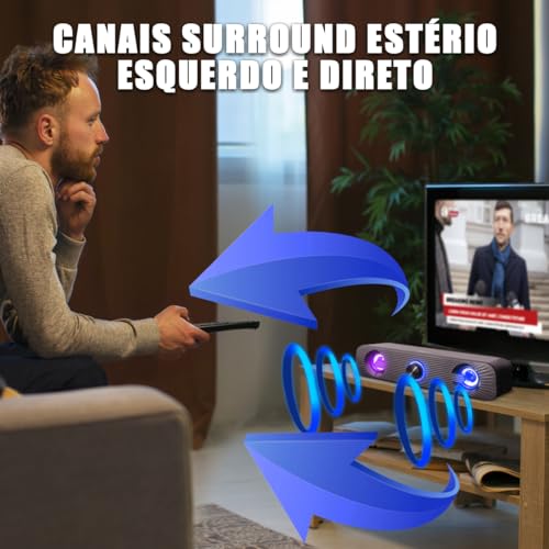 Caixa De Som Potente Smart Tv Usb P2 Pc Notebook caixas gamer alto falante mini caixinha Soundbar po