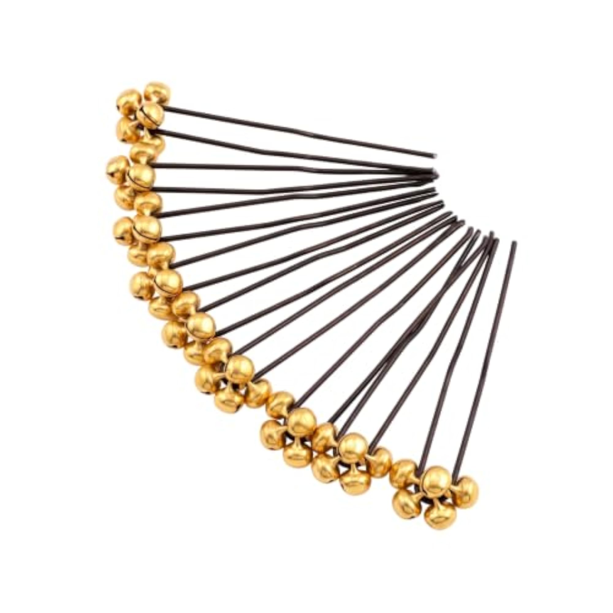Ghungroo Juda Pin Hair Bun Accessory, Set of 10