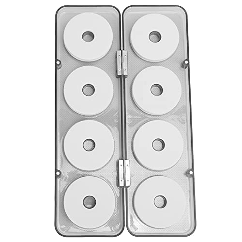 Culnflun Línea de Pesca Foam Foam Línea de Pesca Línea de Pesca de plástico Accesorios de Organizador de Espuma para los entusiastas de la Pesca Material de 8 Piezas