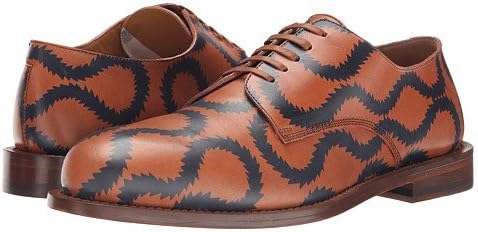 Amazon ヴィヴィアンウエストウッド Vivienne Westwood Utility Derby Mens Tan Blue メンズ 男性 用 ビジネス 靴 シューズ 皮 紐 並行輸入品 シューズ