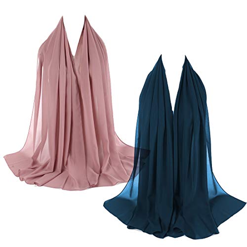 AIVIAI 2 Pcs Women Scarf Wrap Shawl Long Scarves Stylish Wrap Phasmina