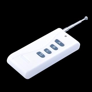 50-1000m Remote Transmitter Radio Remote Controller Long Range Far Distance Transmitter 315/433MHZ 4 Button Remote Control - (Color: 433MHZ)