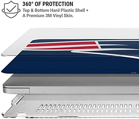 Skinit Case + Skin Compatible with MacBook Air 13in (2020) - Officially Licensed NFL New England Patriots Large Logo Design