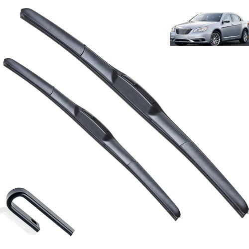 Essuie-glaces Chrysler 200 2011-2014 - Pack de balais plats 24" et 22"