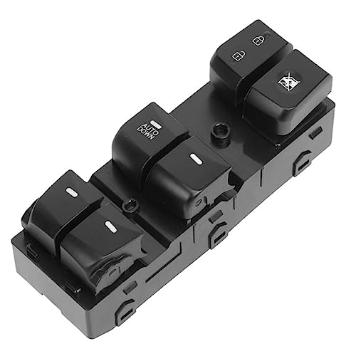 Interrupteur de lève-vitre électrique 93570-3X000 commande de vitre bouton ABS noir